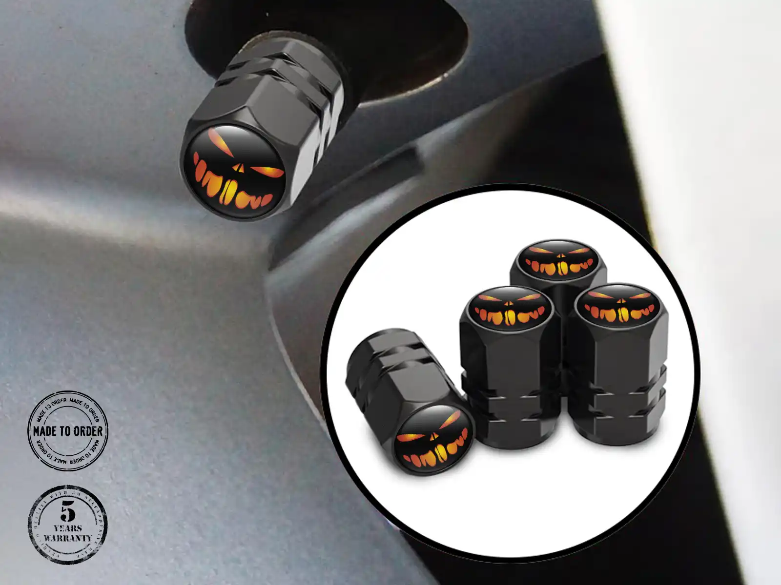 Tire Valve Caps Bicycle Tuning Edition Style